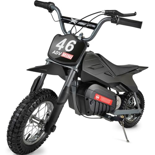 XtremepowerUS Electric Dirt Bike, 24V 250W Battery Powered Mini Dirt