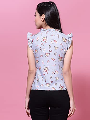 Image of OOMPH! Women's Crepe Floral Relaxed Fit Shirt