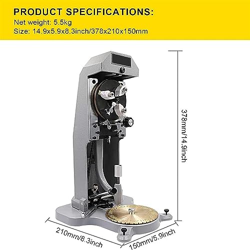 Machine paroi intérieure bijoux de haute précision avec cadran double face