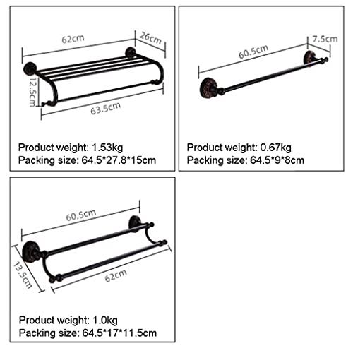Rails à serviette pour salle de bain et robinets de douche durables - 3
