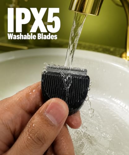 Image of Bombay Shaving Company Power Play NXT Trimmer for Men | Beard Trimmer for Man | Hair Trimmer for Man | Type C, 90 Min, 4 Combs, Self-Sharpening | Olive