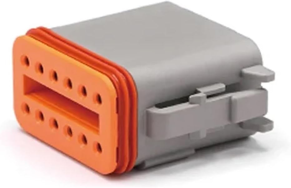 1 Set DT 2 3 4 6 8 12 Pin Auto Waterproof Connector Automotive Sealed Electric Male and Female Plug DT06-2S DT04-2P(12P Whole Set)