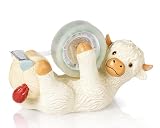 HORTIX Highland Cow Tape Dispenser, Beige