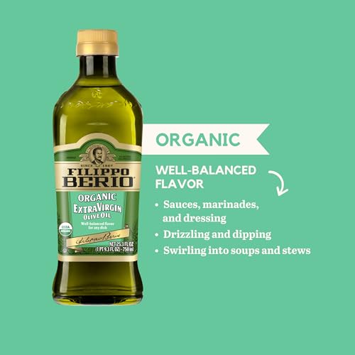 Filippo Berio Organic Extra Virgin Olive Oil, 25.3 Ounce rPET Bottle