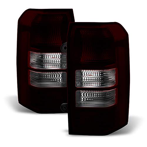 ACANII - For Update Red Smoke 2008-2017 Jeep Patriot Tail Lights Lamps Replacement Left+Right