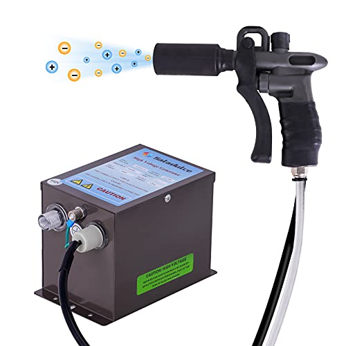 Ionizing Air Gun Antistatic Air Gun Electrostatic Eliminator Anti Static Ionizer + 4.6KV High Voltage Generator 110v by Saladulce