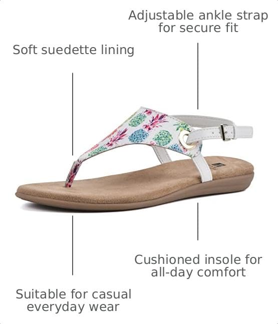 Image of WHITE MOUNTAIN Women's London Flat Sandal