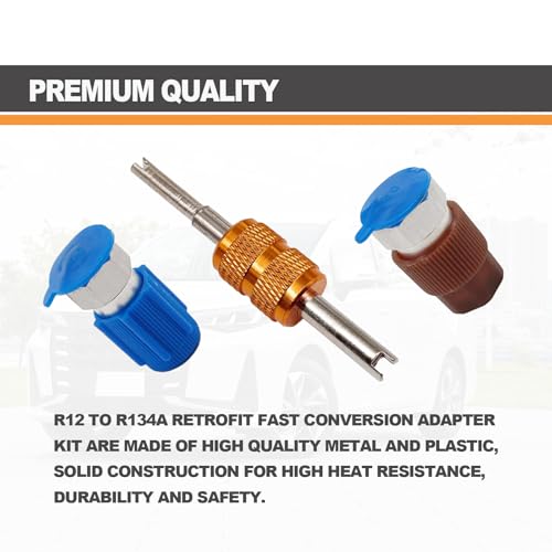 Kit de conversión R12 a R134a para aire acondicionado miniatura 5