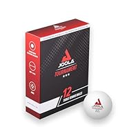 Joola Unisex – Erwachsene Tournament 40+ Tischtennisbälle, weiß, One-Size