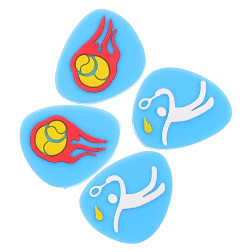 BIUDECO 4-Pack Tennis Racket Vibration Dampener Tennis Vibration Dampener for Racket Dampening Supplies