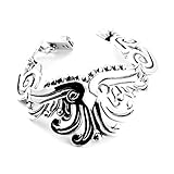 925 Silber Calani Armband Artesanal aus 925er Silber Azteca, hergestellt in Taxco, Mexiko. Gewicht: 59.40g