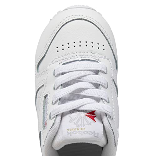 Reebok Unisex Baby Classic Leather Sneaker, White, 8 Infant Us #TOP2