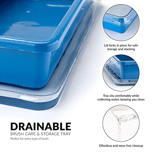 Royal Brush Gold Taklon Paint Brush Super Value Pack, Assorted Sizes, 120 Brushes #TOP2