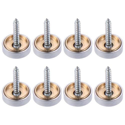 iuniq Advertising Nail 8pcs 16mm(0.63in) Practical Bright Surface Beanie Copper Tile Nail Closet