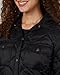 32 Degrees Heat Women's Lightweight Poly-Fill Shirt Jacket | Quilted | Semi-Fitted | Snap Pockets, Black, Medium