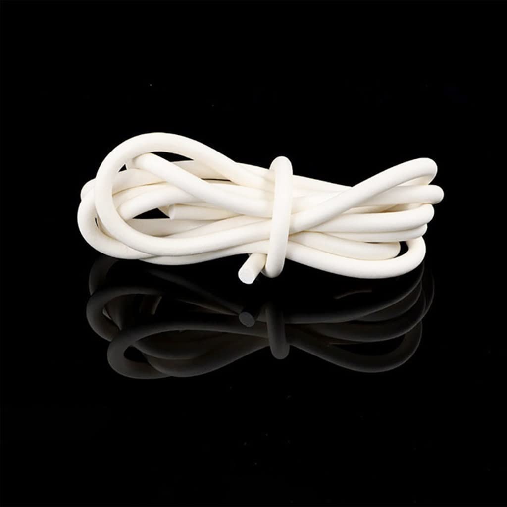Silicone Foam Seal Strip, Tira De Sellado Espuma Silicona, 5 M, Blanca, Diámetro 1-25 Mm(Dia11mm)