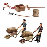 Figurine de ferme - les mini-jouets sont un bon ajout à la cour de la ferme, parfaits pour une fête sur le thème de la ferme, la décoration intérieure, etc., jouets accessoires de ferme