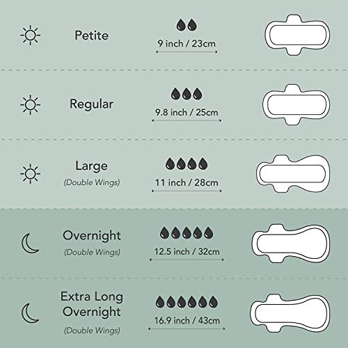 Rael Pads For Women, Organic Cotton Cover Pads - Regular Absorbency, Unscented, Ultra Thin Pads With Wings For Women (Regular, 28 Count) #TOP3