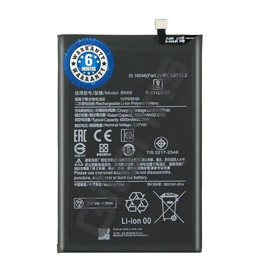 Image of Original BN66 Battery for Redmi Poco C40 Battery with 6 Month Warranty** (EE42)