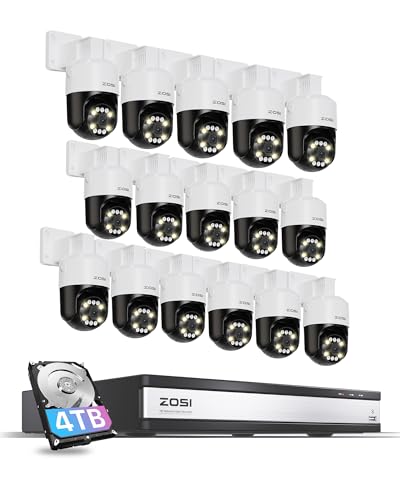 ZOSI 5MP Überwachungskamera Aussen Set