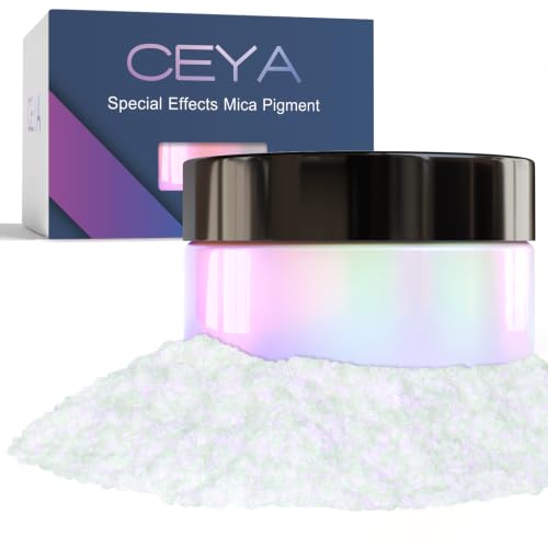 Ceya Interference Mica Powder, 1.8oz/ 50g Ghost Dreamland Chrome Powder