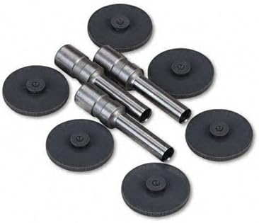 Carl Manufacturing 60006 Replacement Kit 3 Punch Heads/6 Drill Disks 11/32 Silver