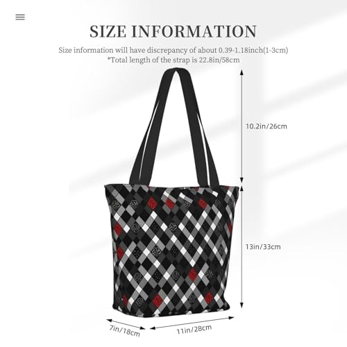 Tote Bag for Women Shoulder Tote Purse Reusable Grocery Bag Las Vegas Night City Aesthetic Shopping Bags2