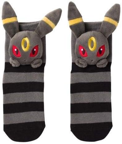 Amazon Co Jp ポケモンセンターオリジナル マスコット付きショートソックス ブラッキー 23 25cm 靴下 服 ファッション小物
