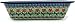 Polish Pottery Baker - Rectangular with Grip Lip - Maraschino