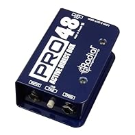 high performance active direct box Increasing dynamic range and free space 48V Phantom Power Switching Supply Ideal for acoustic guitar and bass