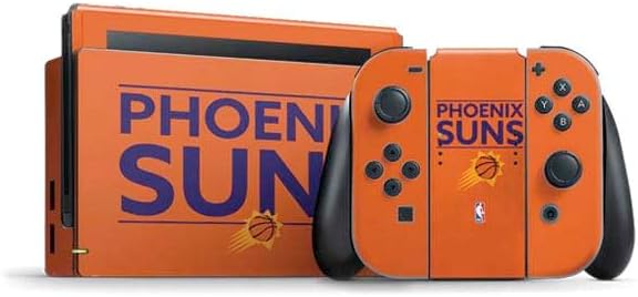 Skinit Decal Gaming Skin Compatible with Nintendo Switch Bundle - Officially Licensed NBA Phoenix Suns Large Logo Design