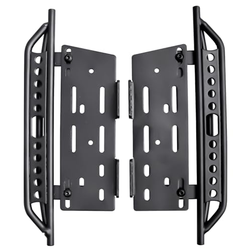 AllinRC RC Car Pedals RC Side Board 2pcs RC Steps Plate Rock Sliders for 1:10 RC Crawler Axial SCX10 II 90046 Redcat Gen 7