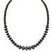1928 Jewelry Black Graduated Beaded Strand Necklace, 16" + 3" Extender