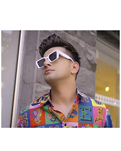Image of IFLASH Unisex Square Sunglasses Black Frame for Men Women Boys Girls Free Size, Pack Of 2 (A3)
