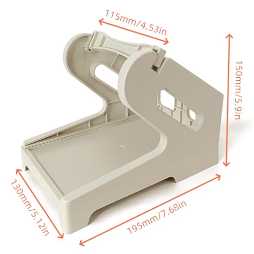 Image of HIROBOT Label Holder, Shipping Label Holder, Label Holder for Roll and Fold Label, Desktop Label Printer External Holder for Express & E-Commerce, Compatible with 4x6,3x5,3x2,2x2,2x1,Round Label Roll