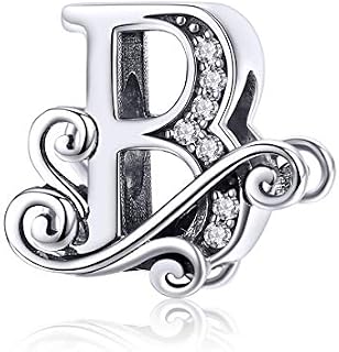 26 Letter Charm Alphabet Bead Sterling Silver Pandöra Charms By Pandöra Only Fits For European Bracelets Necklace