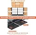 Hundekäfig, Hundebox mit Bodenschale, Hundekäfig mit Trennwand, Hundegitterbox mit 2 Türen und Tablett, 2 in 1 Doppelbox Hundegitterbox für Große und mittlere Hunde, 120 x 73 x 68 cm, Schwarz