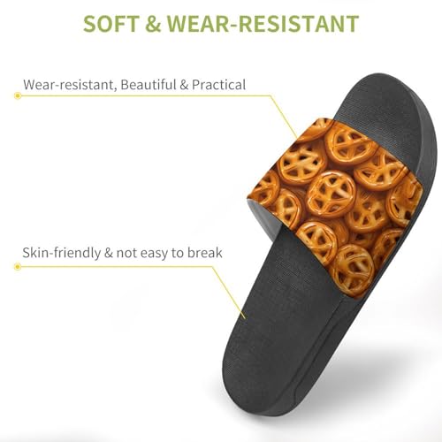 Pretzel Biscuit House Sandals Non-Slip Bathroom Slippers Beach Summer Shoes for Men Women3