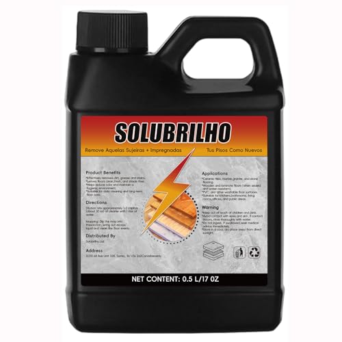 Tile Cleaner, Grout Cleaner for Tile Floors, Original Floor Cleaner Black Bottle, Laminate Floor Cleaner, Multipurpose Powerful Stain Removing Liquid for Bathroom, Kitchen, Tiles, Porcelain (1)