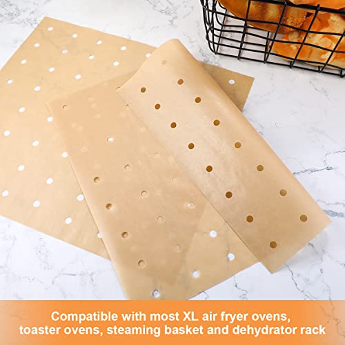 Aieve 200 Pcs Air Fryer Liners For Xl Air Fryer Ovens, 11X12 Inches Nonstick Parchment Paper For Air Fryer Accessories For Ninja Foodi, Ninja Sp101 Ninja Dt201/Dt251 Xl Air Fryer #TOP4