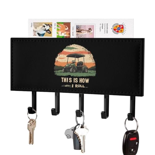Vintage Golf Cart This is How I Roll Key Holder