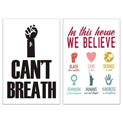 Women S Lives Matter Quotes Buy Moharwall Feminist Poster Black Lives Matter Canvas Prints Wall Art Quotes  Women Painting Bedroom Decor In This House We Believe I Cant Breath Online  In Saint Helena, Ascension And Tristan Da