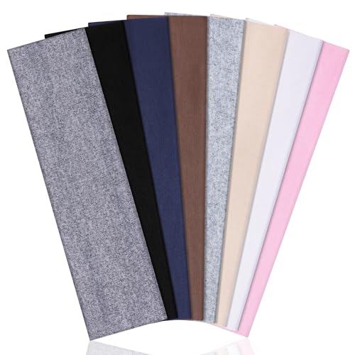 Ztomine 8 Pack Women's Non-Slip Cotton Sports Headbands