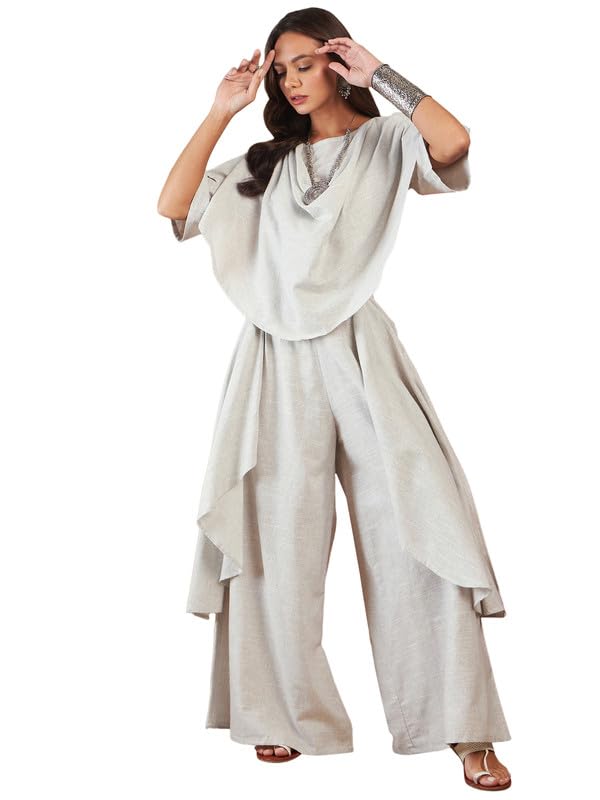 InWeave GREY HANDLOOM WFH CO-ORD SET