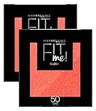 maybelline new york fit me blush in polvere facile da sfumare effetto naturale colore pieno tonalità 50 wine - 2 cosmetici