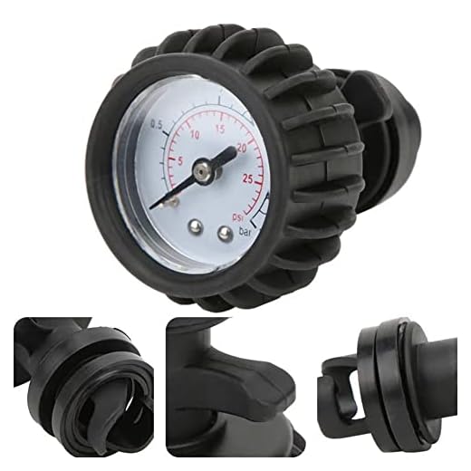 iSpchen Kajak Barometer 30PSI Luftdruckmesser Schlauchboot Manometer Luftdruckmesser SUP Pumpe Luftdruckprüfer für aufblasbare Boot Kajak Surfbrett SUP Schlauchboot Zubehör