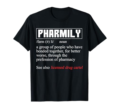 Divertido juego de palabras farmacéuticas definición Camiseta