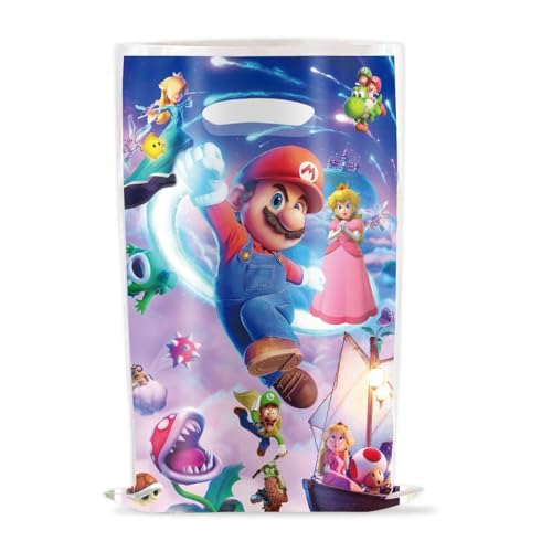 30Pc Theme Party Gift Bags For Mario Birthday Party Supplies For Mario