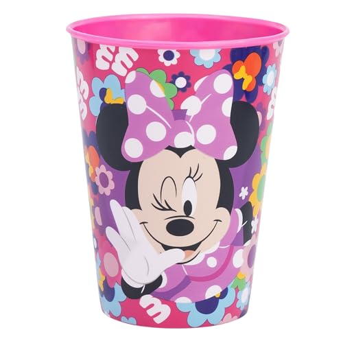 Stor Bicchiere per bambini in plastica riutilizzabile da 260 ml di Minnie