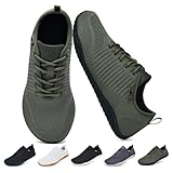 Merdoo Barefoot Shoes Mujer Zapatos Descalzos Hombre Zapatos Minimalistas Sneakers para Deportivas Correr Caminar Gimnasio Verde 40
